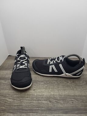 Xero Shoes Prio Shoes Womens 8.5 Black White Barefoot Minimalist Running
